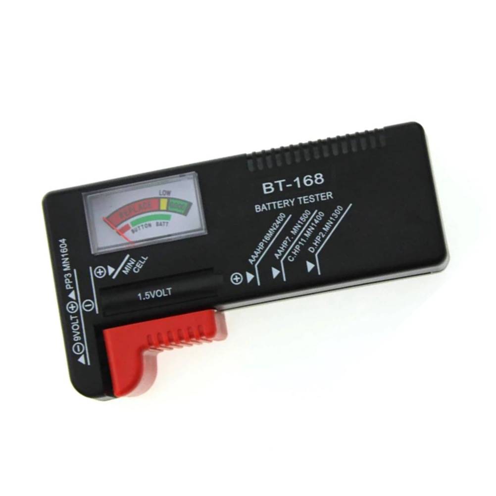 

Portable Tester Easy-to-Read Pointer Volt Checker Voltage Meter for 9V 1.5V and AA AAA and Button Cell