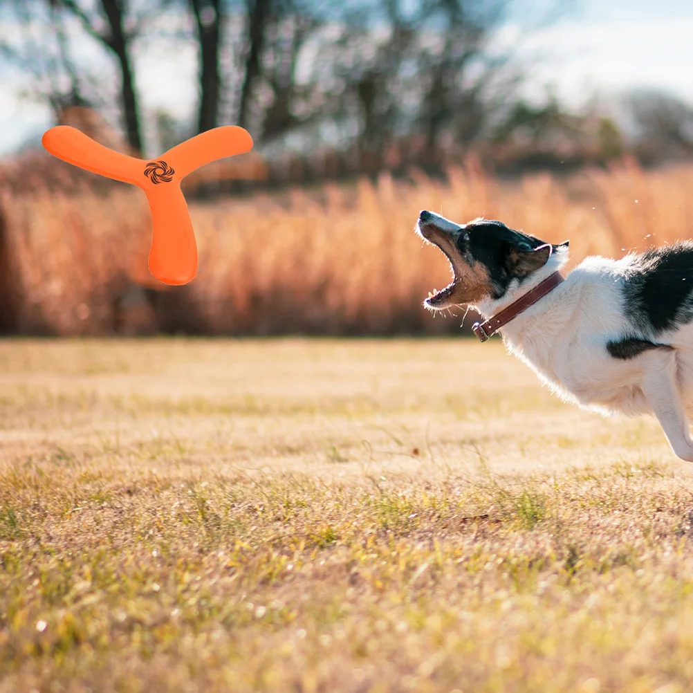 2 peças de disco voador boomerang requintadamente feito, seguro, leve, perfeito para atividades ao ar livre, presentes para crianças ao ar livre