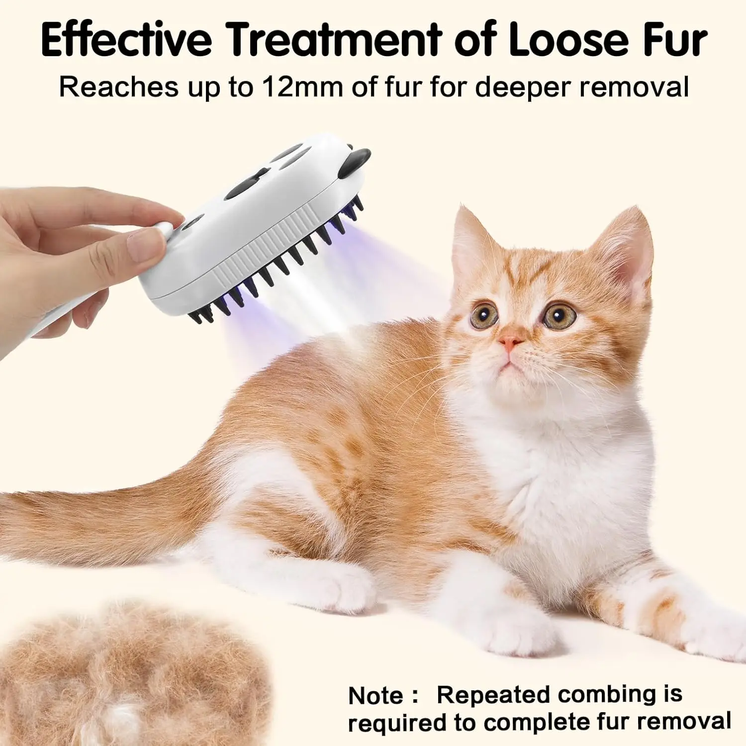 Uv oplaadbare harenverwijderaar borstel voor kattenverzorging_voghion.com