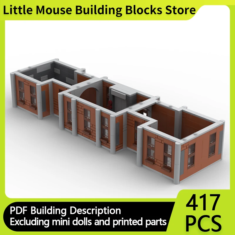 

City Street View Model MOC Building Bricks Popular TV Drama Scene Modular Technology Gifts Holiday Assemble Children Toys Suit