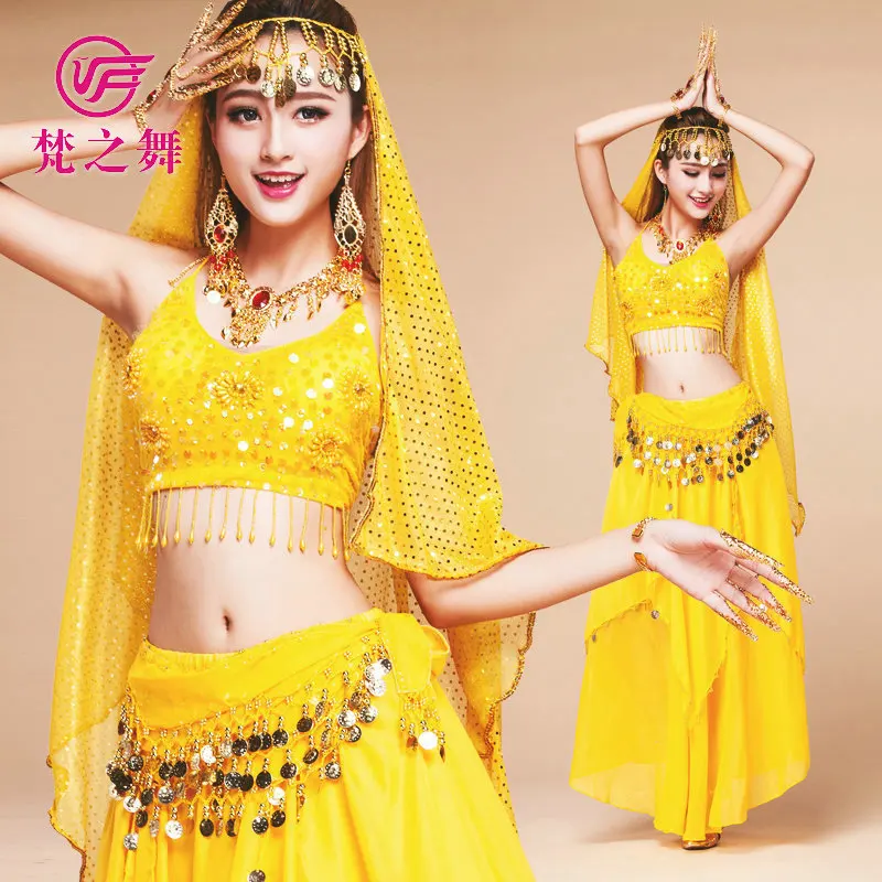 4pcs/Set New Arrival Sexy Oriental Belly Dance Suits for Women Dancing Practising bellydance Costumes Design for Women