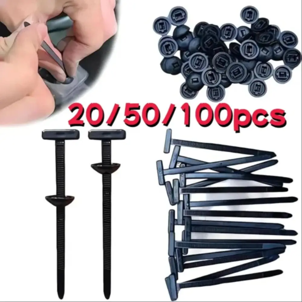 

20/50/100Pcs Heavy Duty Nylon Universal Cable Tie Buckle Multi Purpose Durable Plastic Cable Ties Tool Wear-resistant