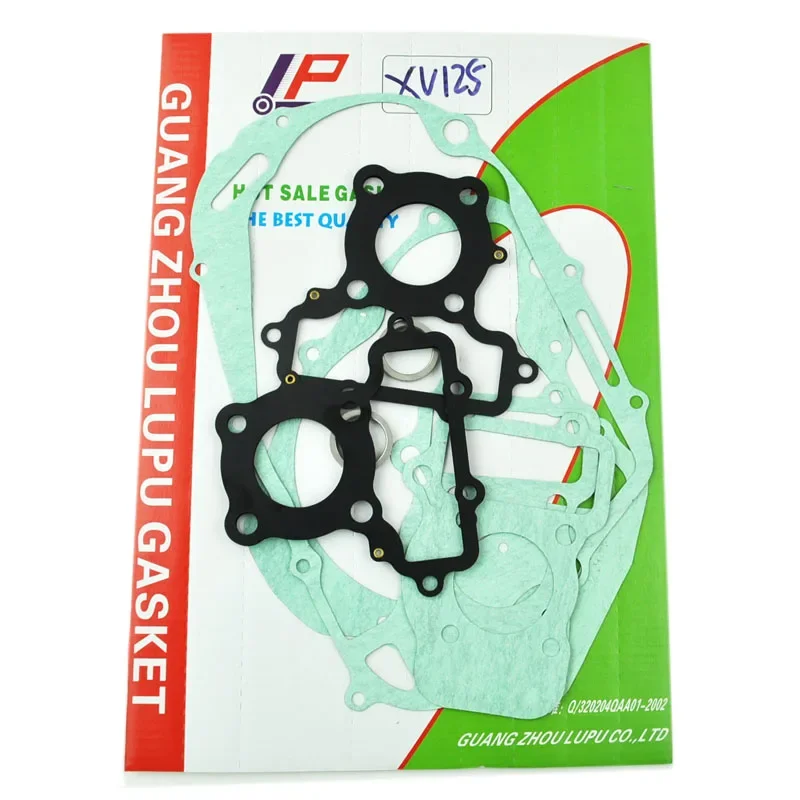 Motorcycle Cylinder Crankcase Cover Gasket Kits Set For Yamaha XV125 XV125S Virago 125 1997-2000 XVS125 Drag Star 125 2000-2004