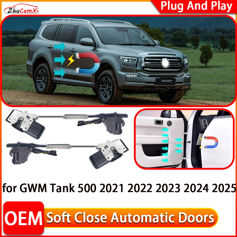 

for GWM Tank 500 2021 2022 2023 2024 2025 Automatic Electric Soft Close Door Closer Power Closing Door Comfort Closing System