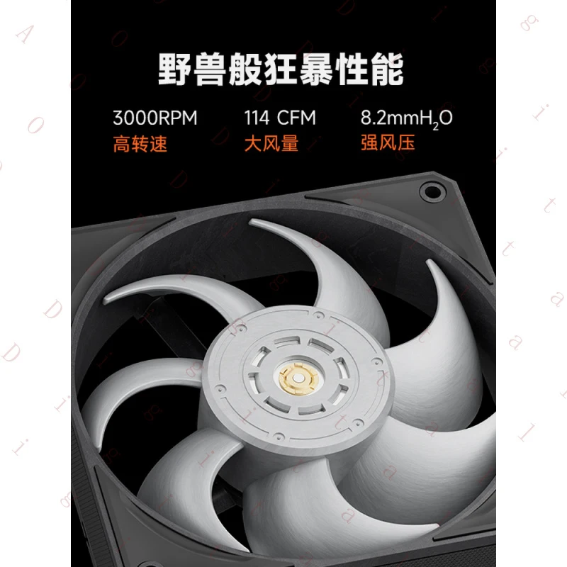 

Компьютерный вентилятор W W Superfan Beast F9R120 Full LCP промышленного класса, высокопроизводительный, с высоким давлением воздуха, 12 см, для охлаждения процессора