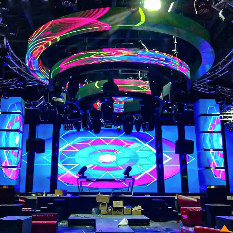 DIP Technology Indoor Full Color UHD 8K Waterproof LED Video Wall P1.86 with 5000cd Brightness