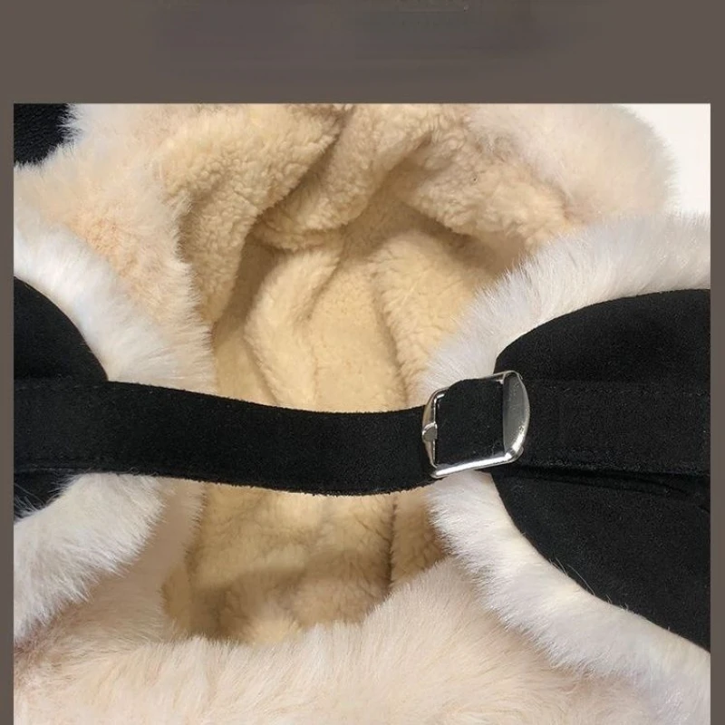 منفذها قبعة الطيار قبعة الرجال الشتاء فو الثعلب الفراء قبعة سميكة الباردة واقية آذان في الهواء الطلق الدراجات الصيد التزلج جديد