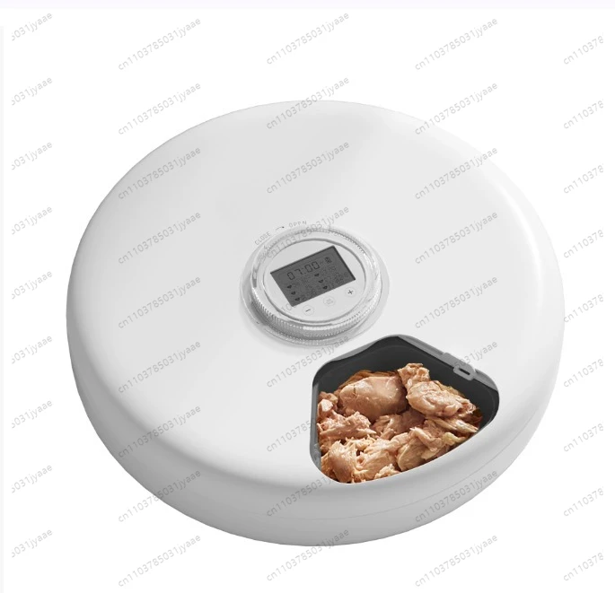 

Petwant Custom Wifi Smart Cat Food Dispenser 6 Meals Tuya APP Remote Feeding Anti-jamming Timed Automatic Pet Feeder