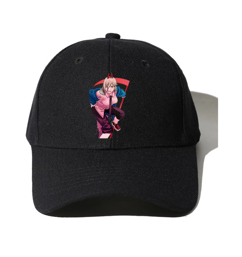 Unisex Baseball Cap Teenagers Hip Hop Snapback Sport cap Boys Girls Sun Hat For anime Chainsaw Man Cartoon New Gift