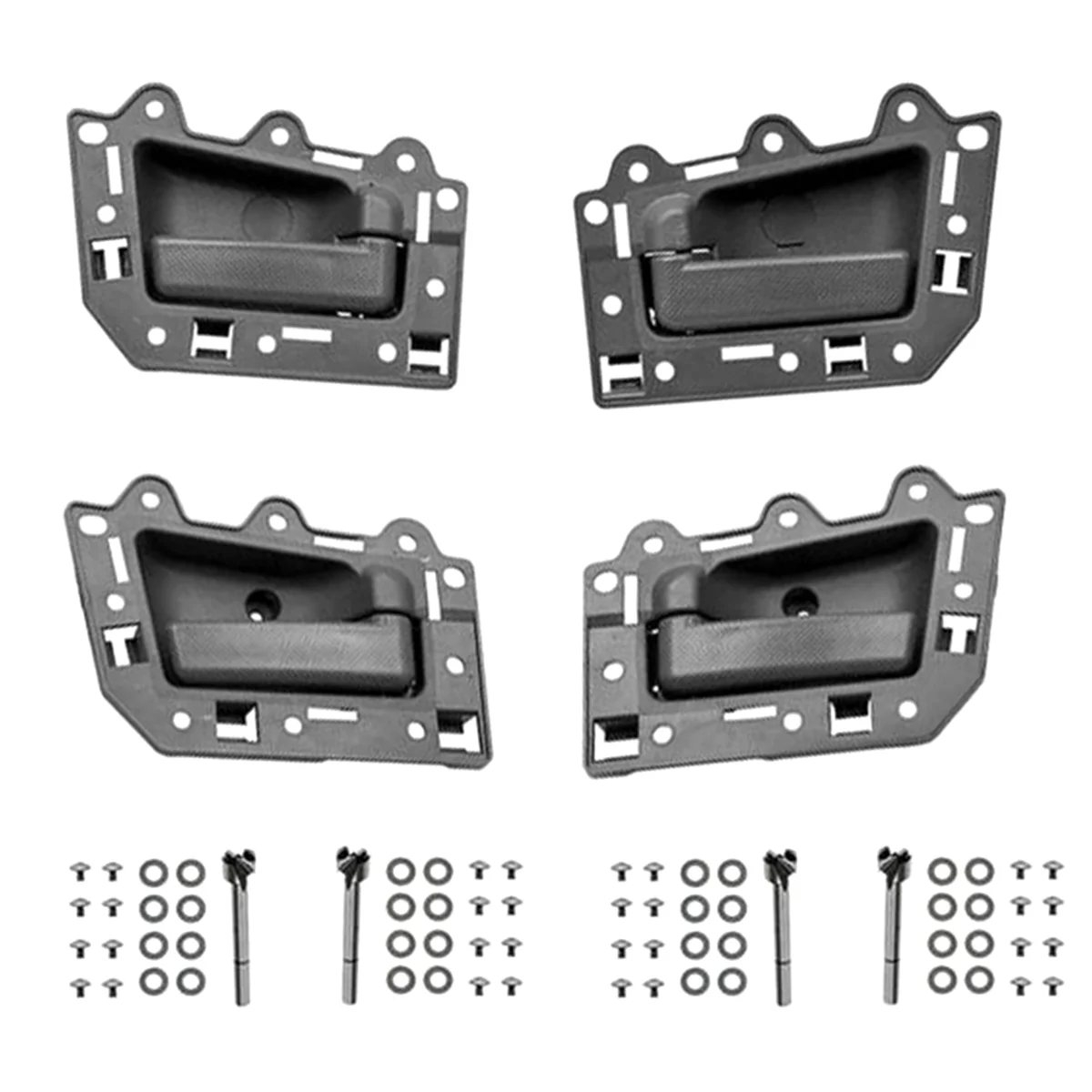 

1 комплект, 4 шт., ручка для межкомнатной двери автомобиля для Jeep Grand Cherokee 2005-2011