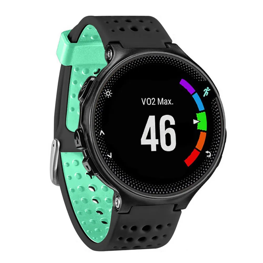 سوار ساعة من السيليكون لـ Garmin Forerunner 230 / 235 / 220 / 620 / 630 / 735 سوار معصم ملحقات استبدال السوار