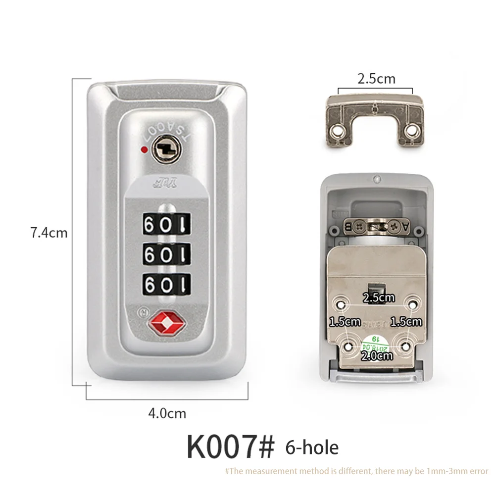 Aluminum frame combination lock pull-rod case Luggage Luggage accessories High quality combination lock