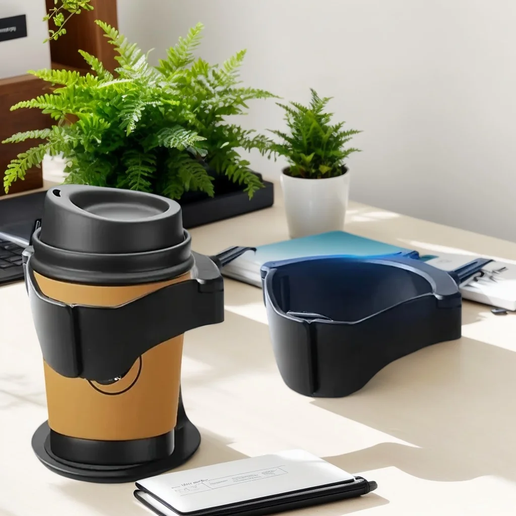 

​​Adjustable Car Vent Cup Holder - Sponge Base Secure Grip for Bottles Cans Easy Installation​​