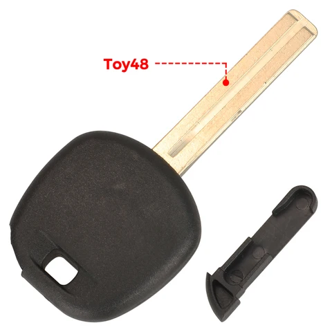 Jingyuqin для Toyota Rav4 Prado Corolla Camry Reiz Highlander Yaris Fob TOY43 TOY48 VA2 чехол для автомобильного ключа с лезв...