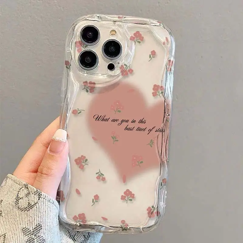 Blue Flower Strawberry Case for Xiaomi Redmi Note 13 Pro 5G 12 4G 8 11 10 13 Pro Plus 12S Redmi 12 13C 12C 9A 9 A1 A2 A3 Cover