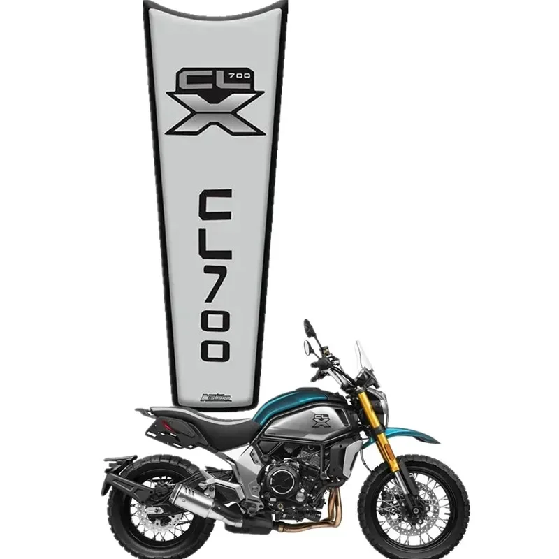 For CFMOTO 700CL-X CLX700 Fuel Tank Carbon Fiber Scratch-resistant Stickers Motorcycle Stickers Fish Bone Decals CLX 700 -1