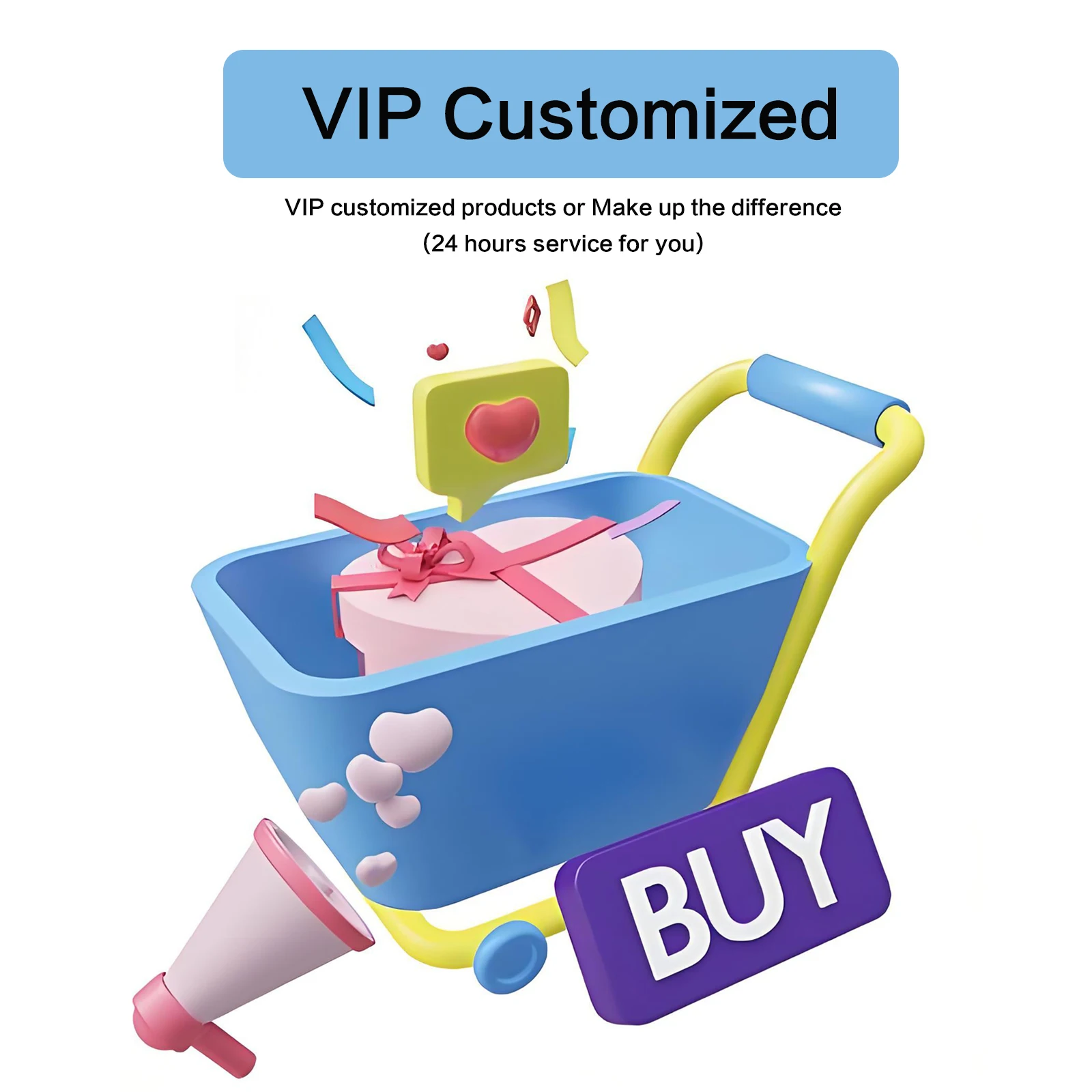 VIP Customization Service or Additional Shipping Fee or Make Up the Difference