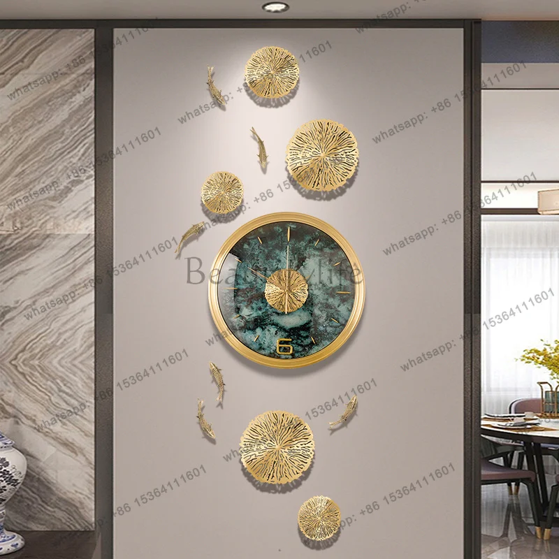 Best Sellers Round Digital Silent Aesthetic Quartz Peacock Creative Fashion Wall Clocks Modern Interior Relogio De Parede Home D