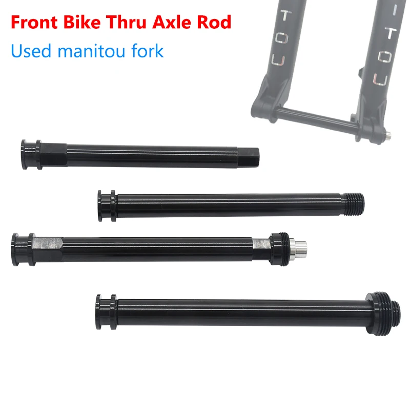 Front Thru Axle Rod 15*110mm Mtb Bikes Parts 12x100 & 12x142 Hub Shaft Quick Release Used Manitou M30/Comp Mountain Bicycle Fork