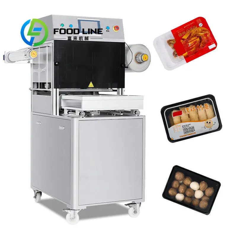 High Quality Top Sealing Machines for Gas Flushing Modified Atmosphere Packaging Tabletop Tray Sealing Machine on Sale