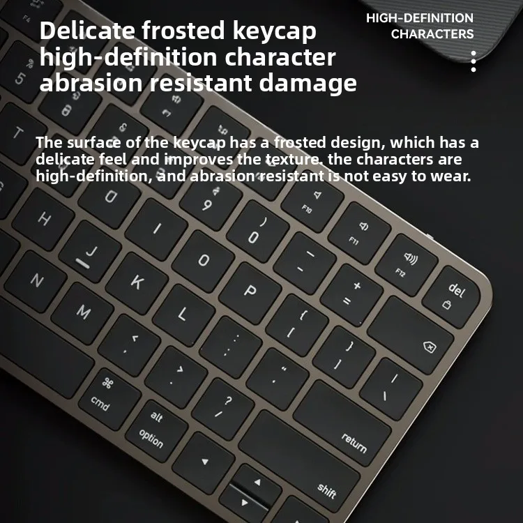 Wireless Slim Magic Control Bluetooth Keyboard and Mouse Combo is suitable for Xiaomi tablet, mobile phone, computer, iPad - Image 2