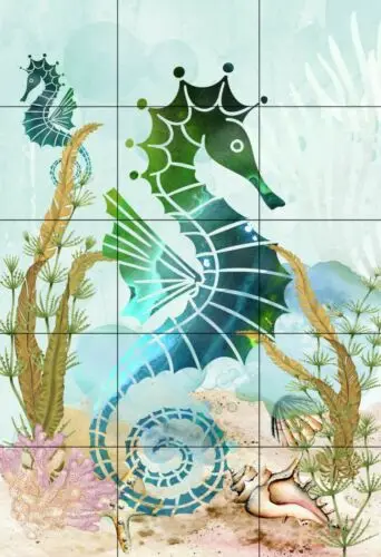 Seahorse Ocean Garden Flag Personalized, Beach Lover, Yard Decoration, Seahorses