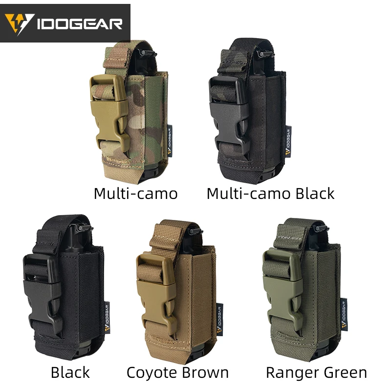 IDOGEAR Tactical Single Flashbang Pouch Tool Pouch Carrier Multi-Function MOLLE 3593