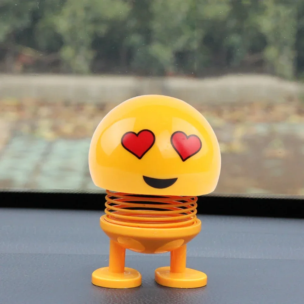 Funny Shaking Head Doll Car Small Ornaments Cute Car Accessories Interior Trims Creative Car Toys Decoration Accessories