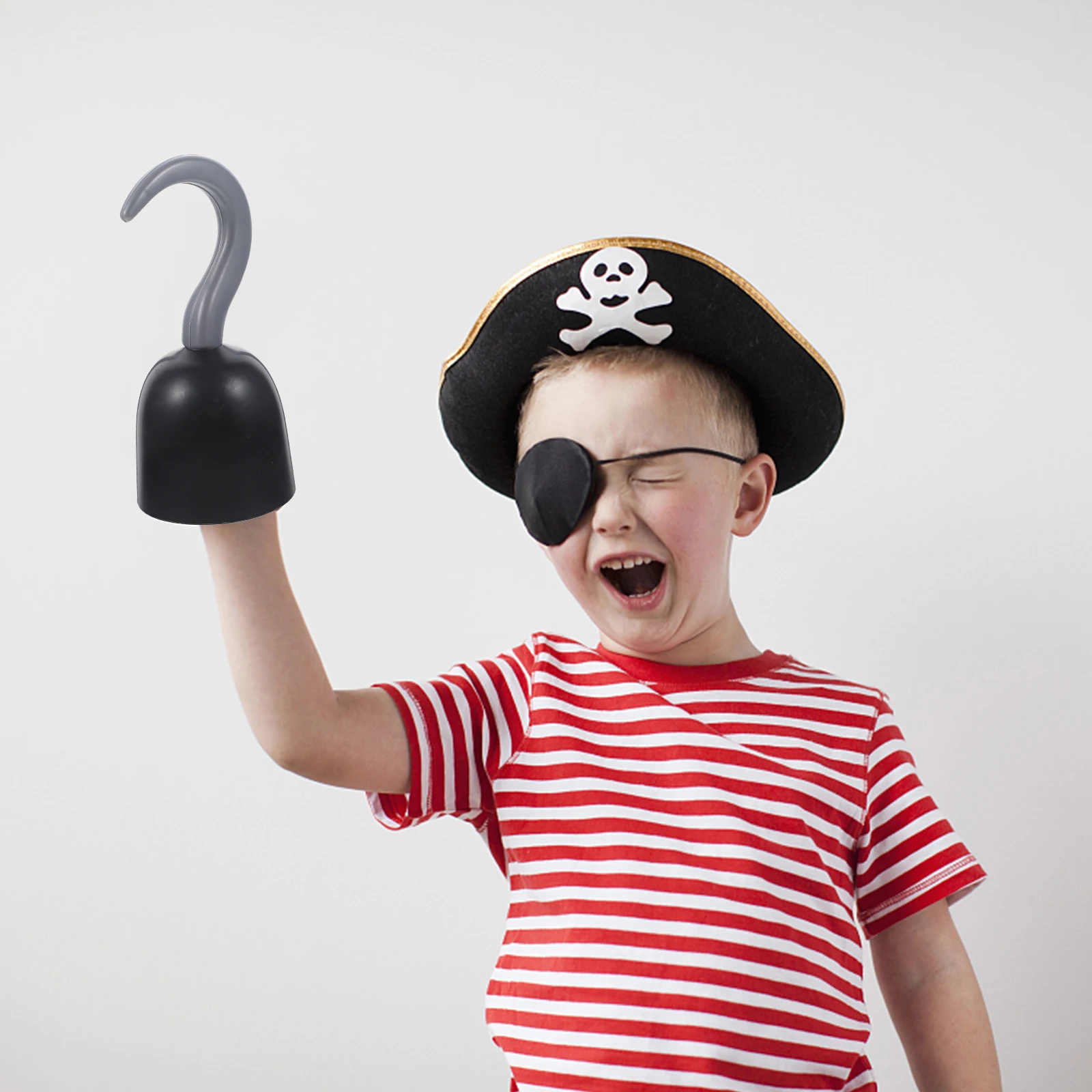 

Pirate Hook Halloween Pirate Costume Accessory Plastic Hand Hook Cosplay Pretend Play Halloween Costumes Accessory