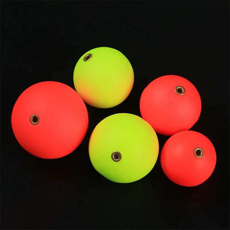 Neu: 10 Stück EPS-Schwimmerbälle, Schaumstoffbälle, auffällige schwimmende Bohnen, harte Angelbojen, Auftriebsbälle für den Außenbereich, schwimmendes Angelzubehör 15mm-36mm – Detail 10