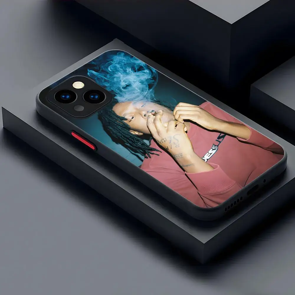 Lucki Rapper WAKE UP LUCK Phone Case Matte Transparent For 16 15 IPhone 12 11 13 Pro Max X XR XS 8 SE Mini Plus Back Cover