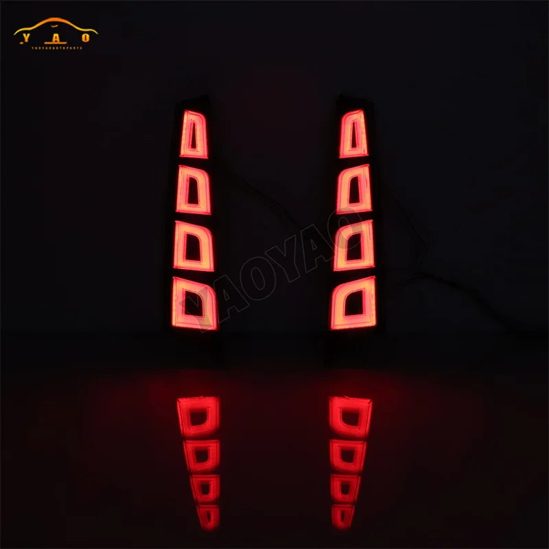 High Quality LED Rear Bumper Reflector Pillar Light For Toyota Vellfire 2019-2023 Rear Fog Lamp Turn Signal Brake Tail Light