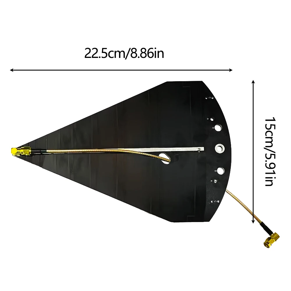 SL10 Antenna 50MHz~6GHz Logarithmic Periodic Directional Measurement Test Antenna With Handle Broadband Handheld HTOOL