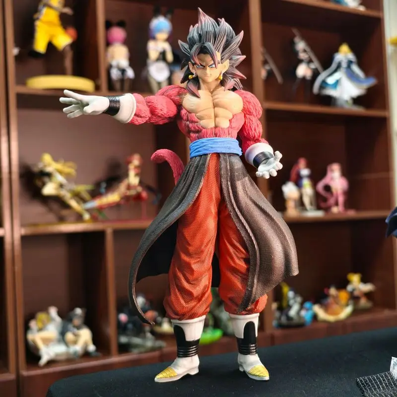 

35cm Jt&Ck Toys Dragon Ball Anime Vegetto SSJ4 Super Saiyan 4 PVC Collectible Action Figure Model Gift