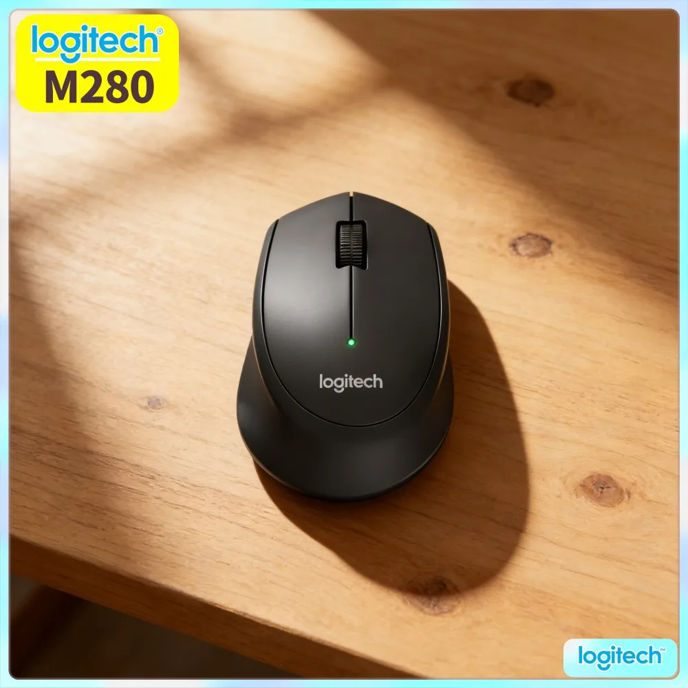 Wireless Mouse M280 Power Saving Hardware Design Robust Shell For Desktop Notebook Small Office Home Browsing Daily Pc Work