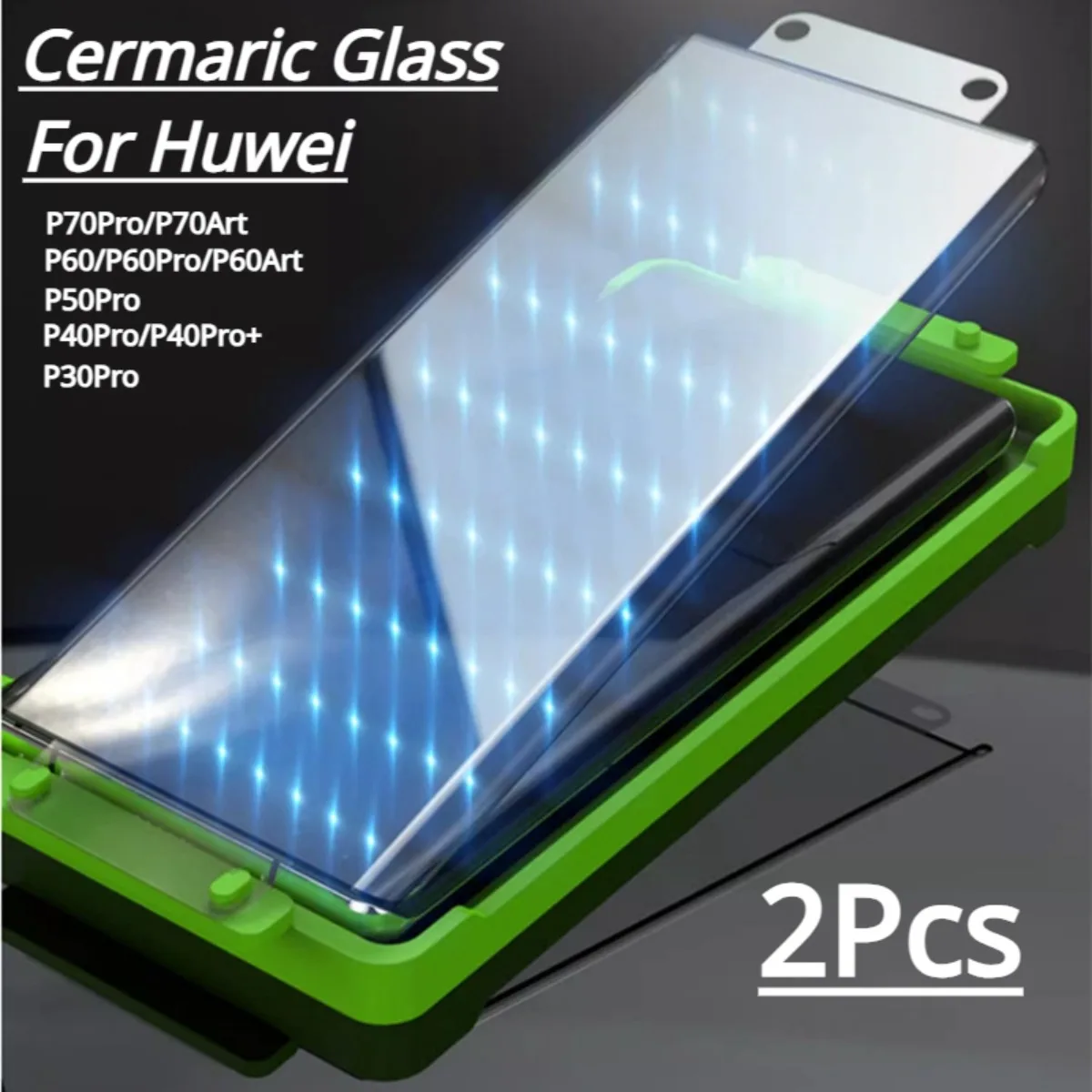 2PCS Ceramic Soft Film for Huawei P70 Pro P60 Art P50 P30 Pro P40 Pro+ Mate 60 50 40 30 20 Pro Full Glue Curved Screen Protector