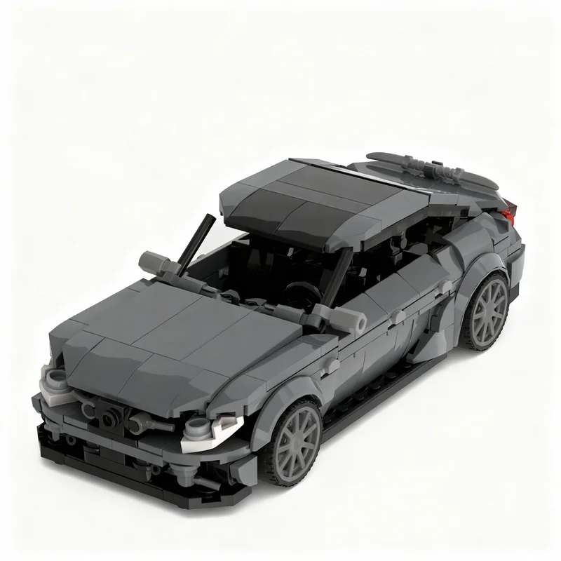

441PCS MOC City Champions Super Car Heavy Truck E 63 S Amg 4matic Darkgray Model Technology DIY Assembly Building Blocks Gift