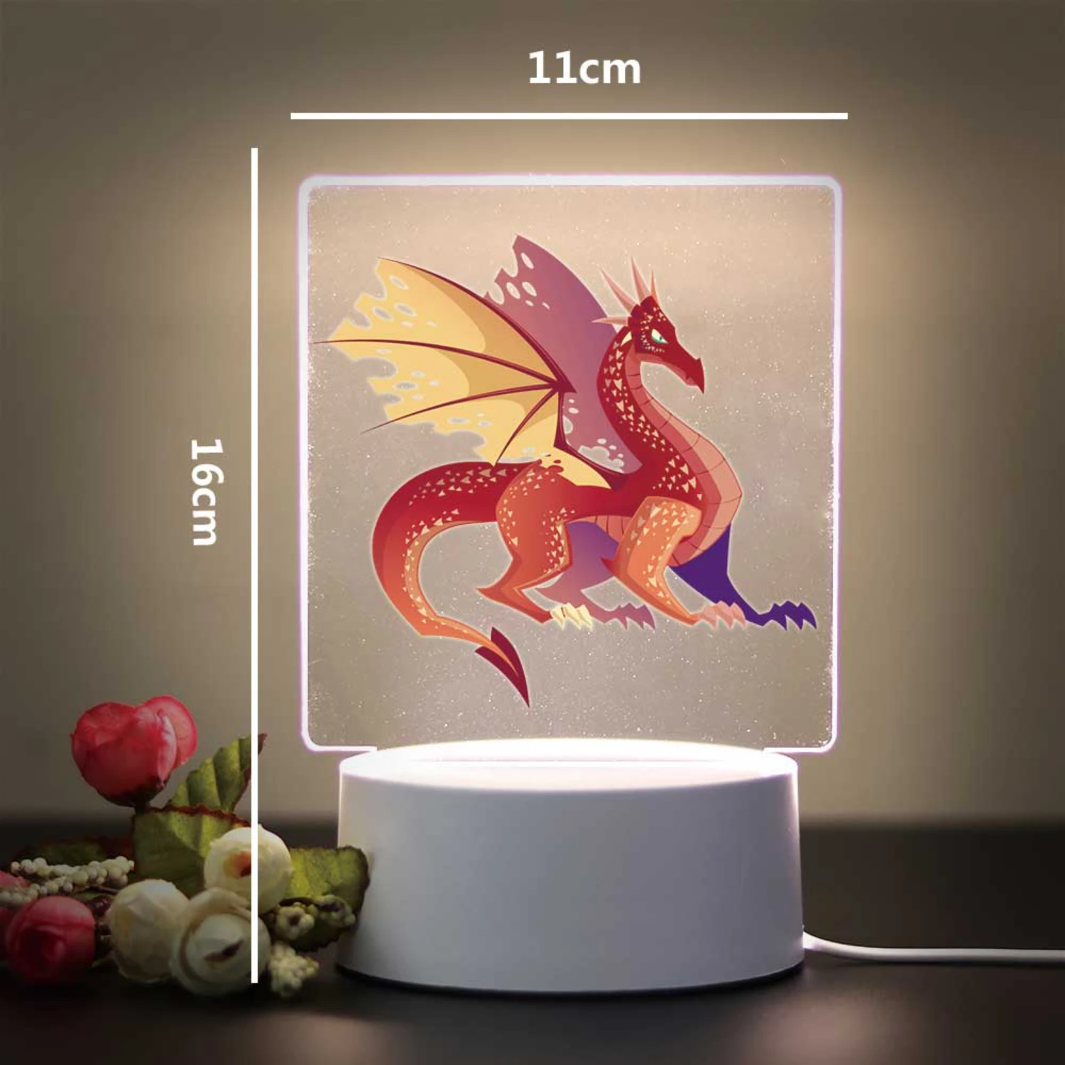 New Beautiful Oriental Dragon Night Light - Exquisite Indoor Lighting Gift - Single Piece