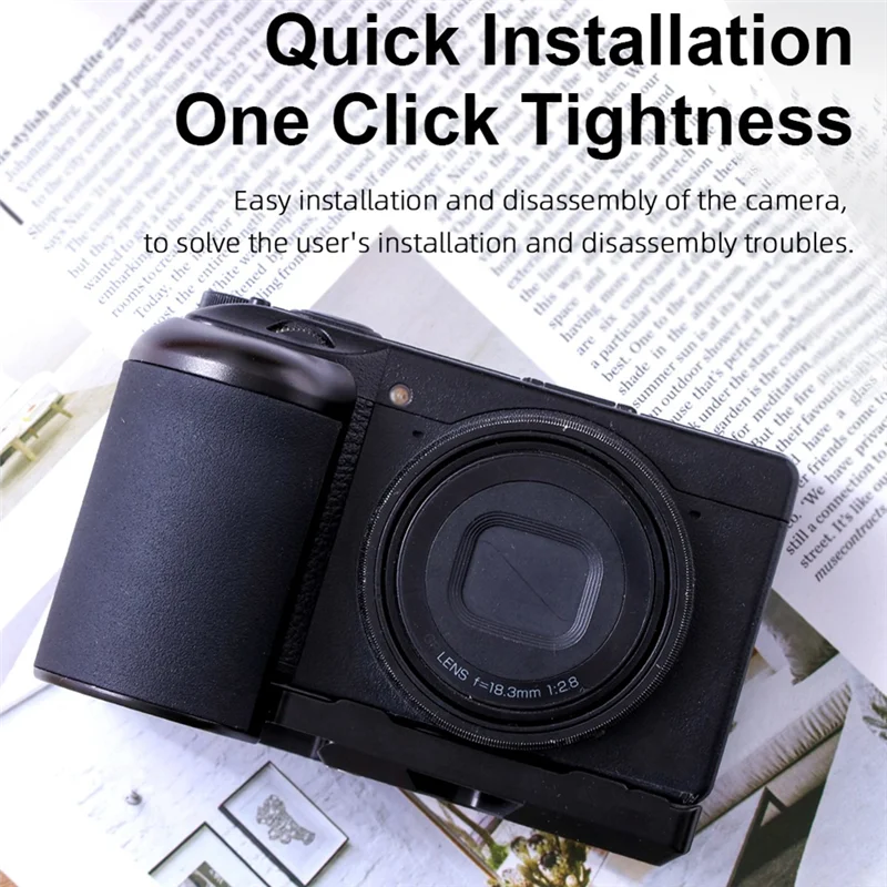

【Hot-Price!】Aluminum Alloy Handle Base For Ricoh GR3 GRX Camera-Grip Accessory Quick Installation Board Silicone Options