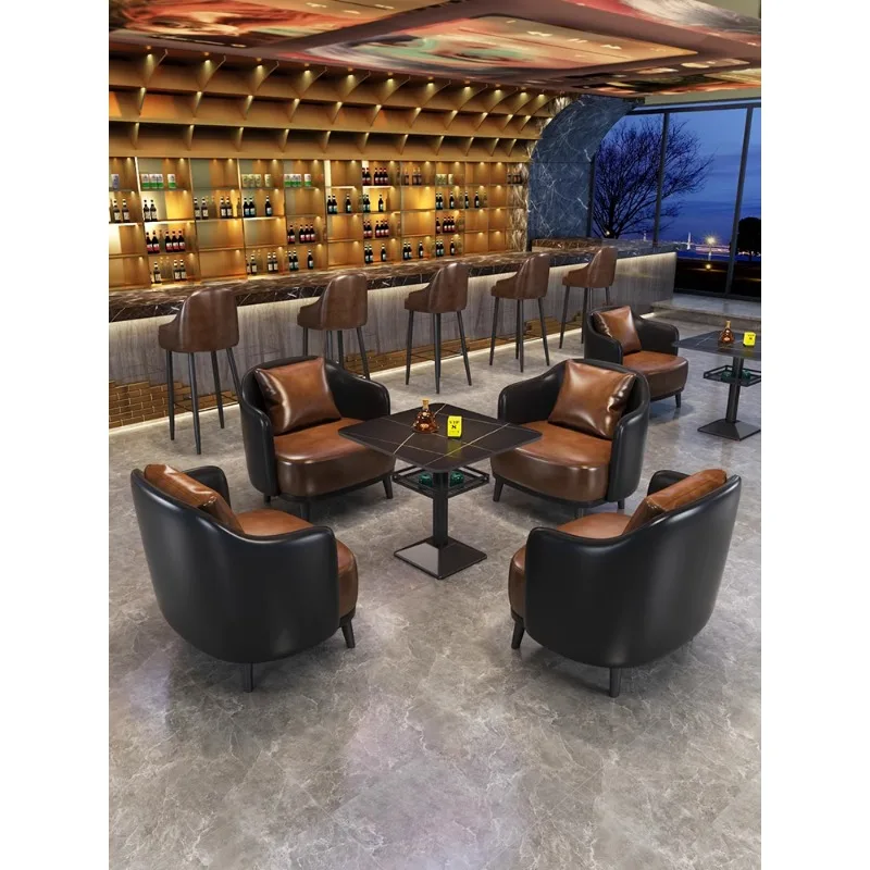 Industries til Bar Spezial tisch Clear Bar Sofa Musik Essbar Lose Tisch Rock Platte Bistro Karte Tisch und Stuhl Kombination