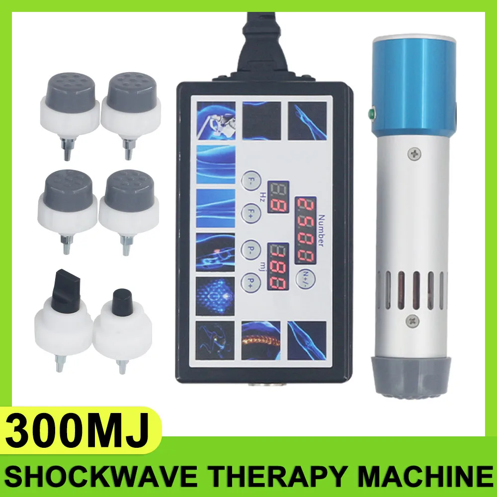 300MJ Shockwave Therapy Machine For ED Treatment New Shock Wave Equipment Physiotherapy Muscle Relax Body Massager Home Use