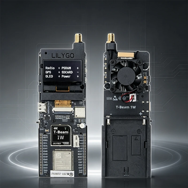 LILYGO® T‑Beam 1W ESP32‑S3 LoRa SX1262 Development Board With 1.3 Inch OLED Module GPS WIFI Bluetooth5