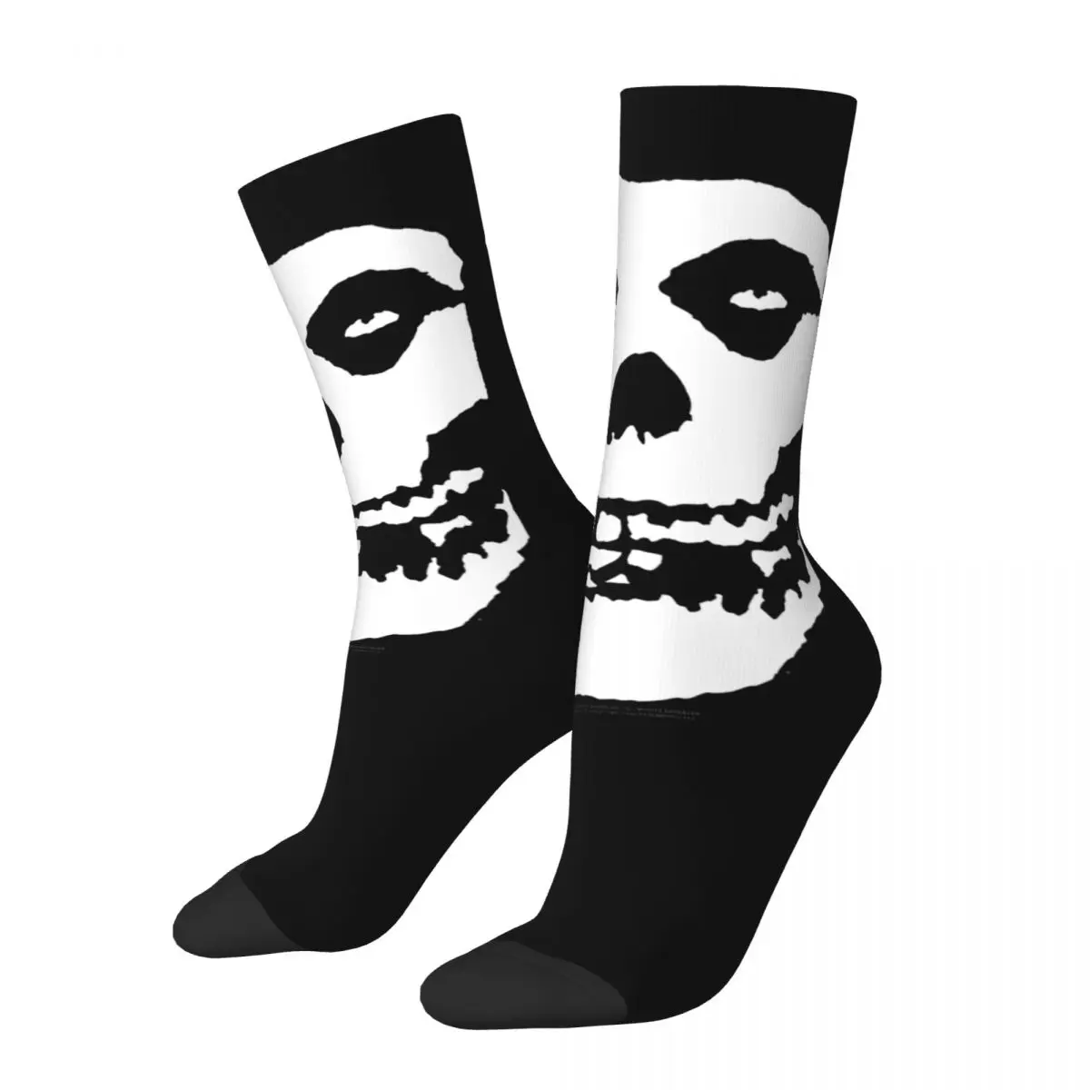 Calcetines de pareja Misfits medias de calavera otoño Retro calcetines cómodos diseño correr calcetines antibacterianos