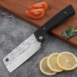 G10 Handle Utility Knives Hand Forged Folding Knife Slicing Meat BBQ Butcher Boning Knife Fish Filleting Chef Kitchen Knives