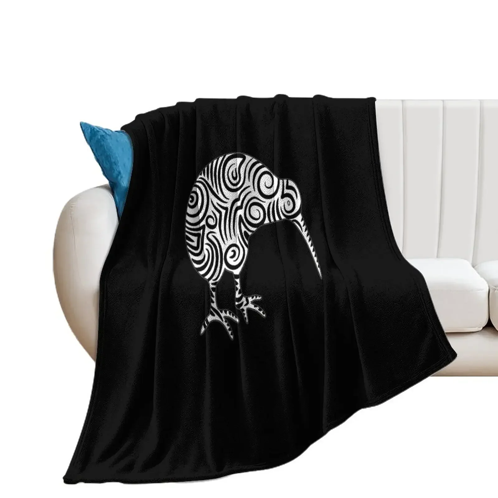 

Kiwi Bird Aotearoa New Zealand tribal style Throw Blanket Thermals For Travel Blankets Sofas Of Decoration Blankets