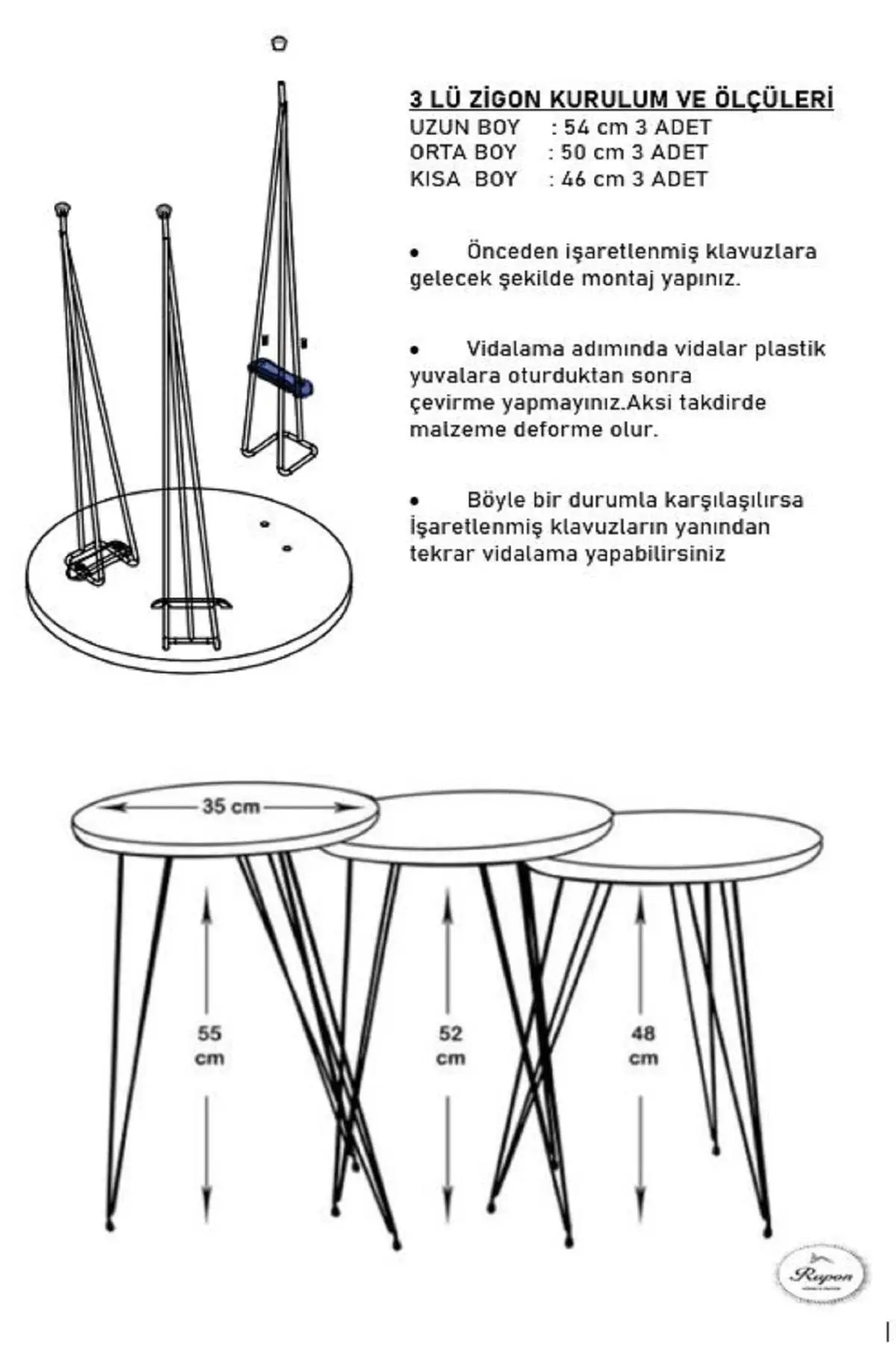 3 pcs Zigon Medium Coffee Table Set Round-black Marble as MDF Gold Metal Toe