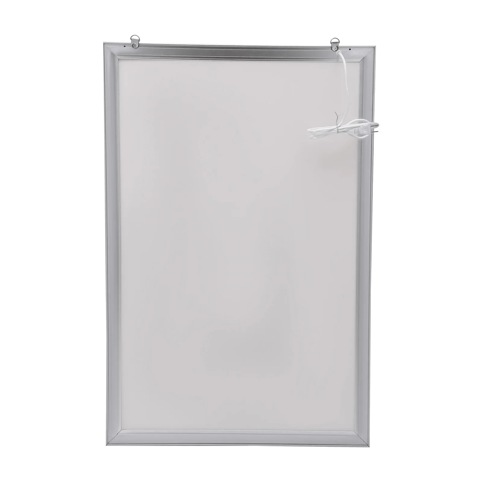 صندوق إضاءة LED مقاس 24 × 36 بوصة - حافظة عرض ملصق الفيلم من الألومنيوم مع حامل جداري لمعرض مسرح البيع بالتجزئة
