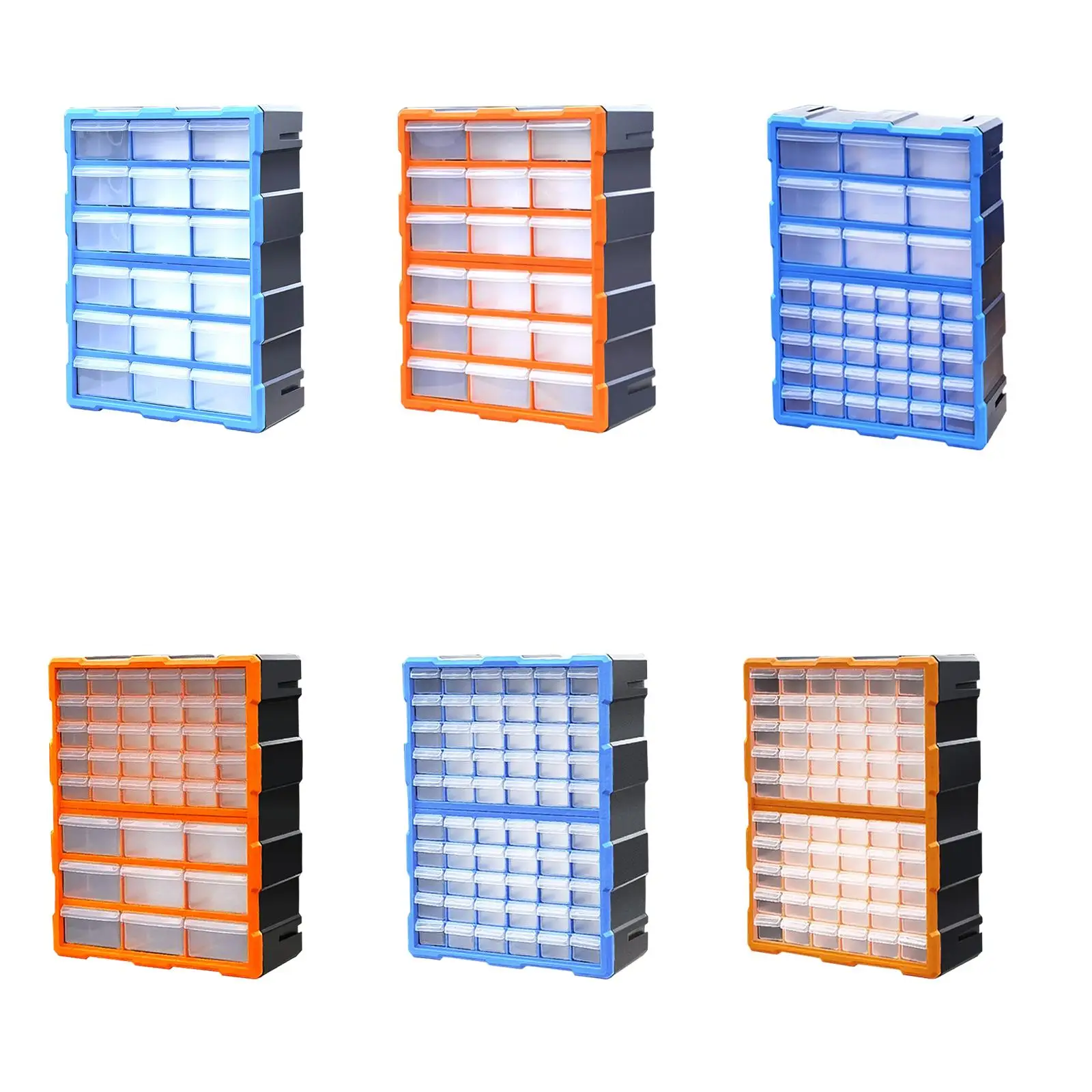 Drawers Storage Cabinet with Multi Drawers Easy Assembly Portable Lightweight