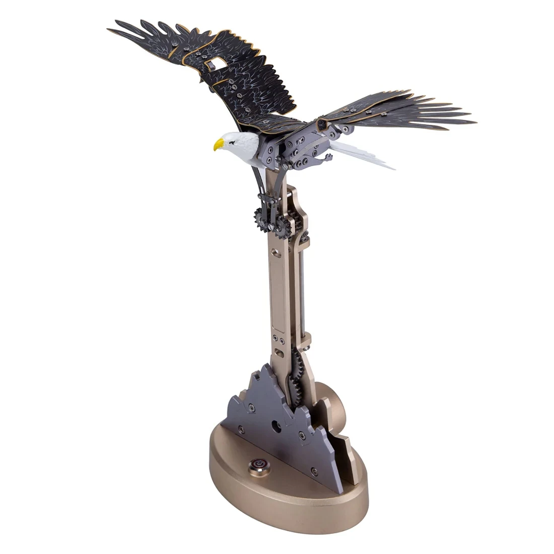 DIY Bionic Eagle Metal Assembly Model Kit 3D Mechanical Assemble Transmission Ozdoby ze stali nierdzewnej Zabawki dla dorosłych Nastolatki G