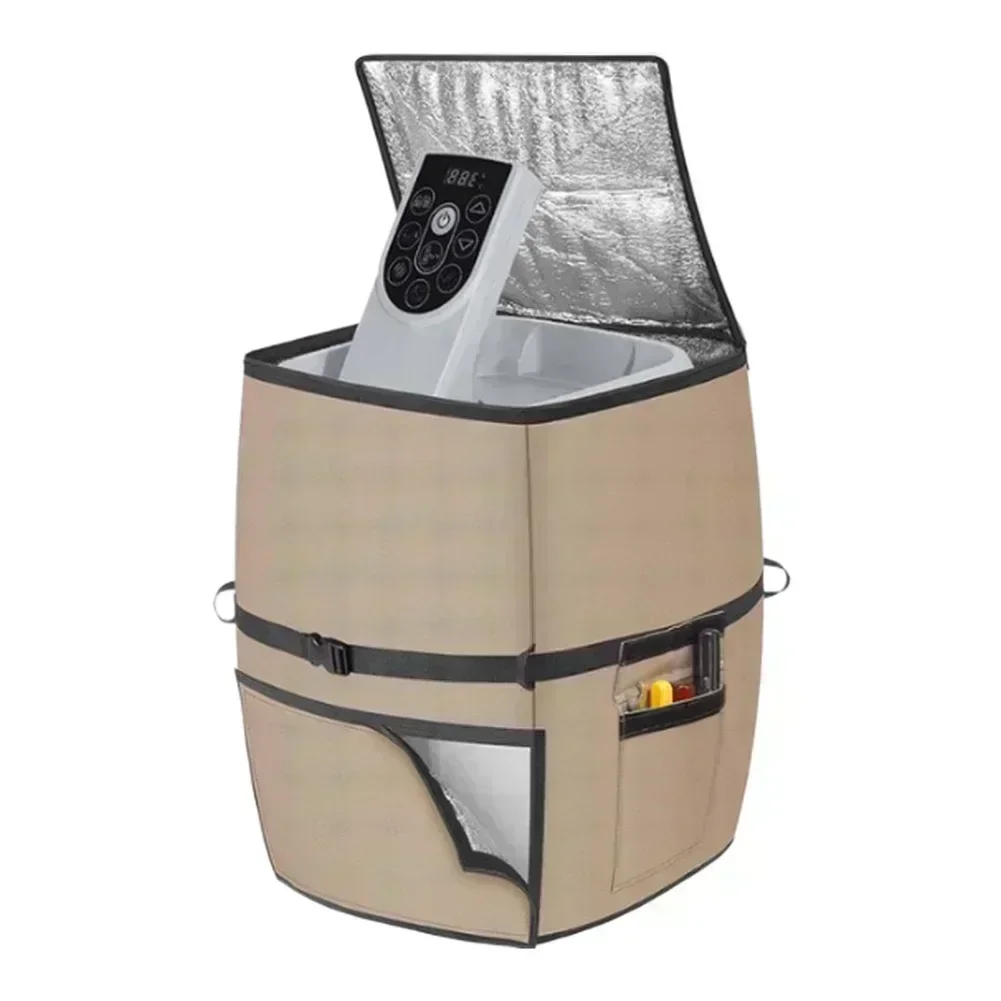 Insulated Heater Pump Cover for For inflatable Bathtubs 43 by 35 by 54 cm 420D Oxford Cloth Weather Resistant Material